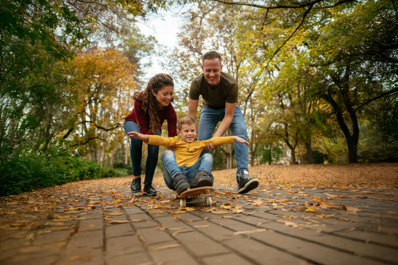 Familie skateboard