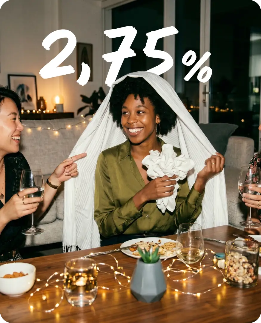 rentevoet van 2,75% voor het Spaarplan