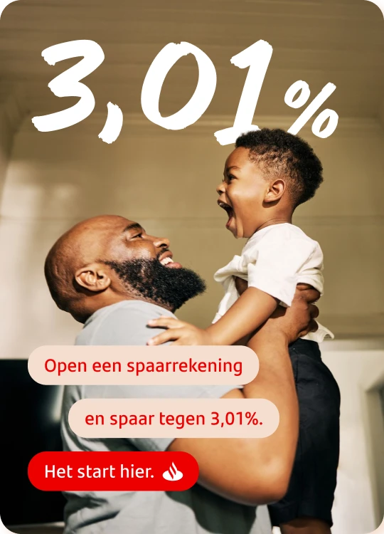 Aanbieding voor nieuwe klanten: jaarlijkse rentevoet van 3,01 %, gegarandeerd gedurende 6 maanden.